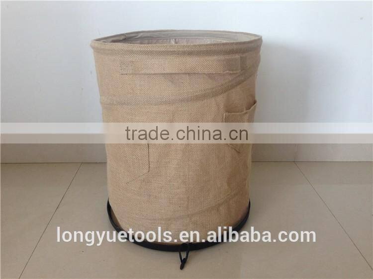 New design environmental folding jute bag for growing