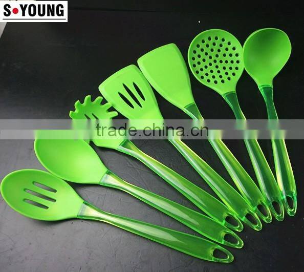 33059 silicone Kitchen Cooking Utensils with ps handle