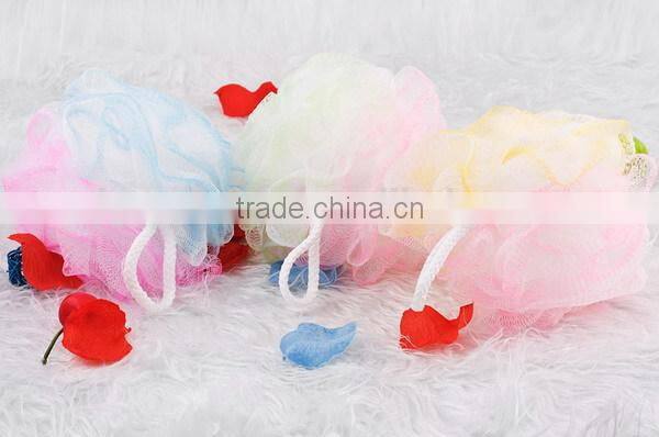 Nylon Made Scrub Mesh Net Bath Ball Cleaning Tool Soft Exfoliate Puff Sponge