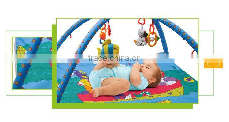 Wholesale cartoon funny toys soft baby play mat for kids