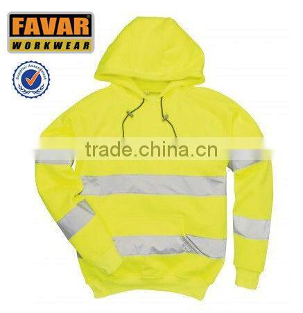 hoody hivis reflective tapes unisex sweater kids sweater sport sweater