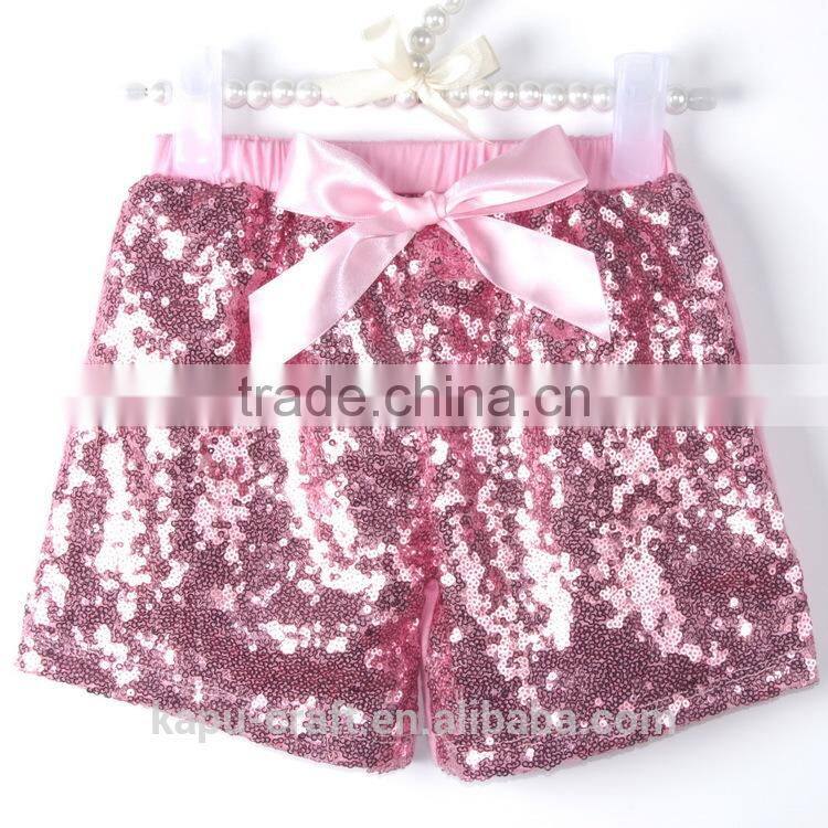 Hot New Products For 2015 Fashion Baby Girl Cloth Kids Short Sequins Pants