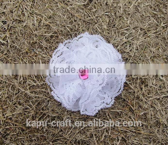 Wholesale hobby lobby handmade pink lace cheap artificial flower