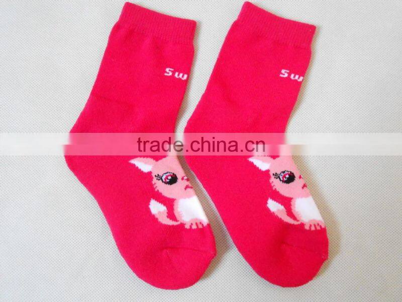 Hot Sale Design Cartoon Animal Kids Sock