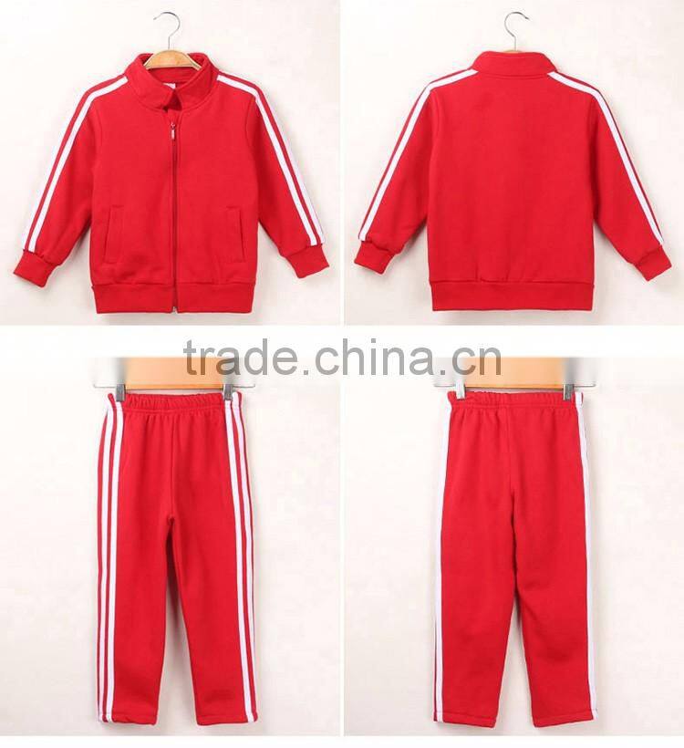 Kids Clothing Sets Jacket+ Pants Custom Kindergarten School Uniform