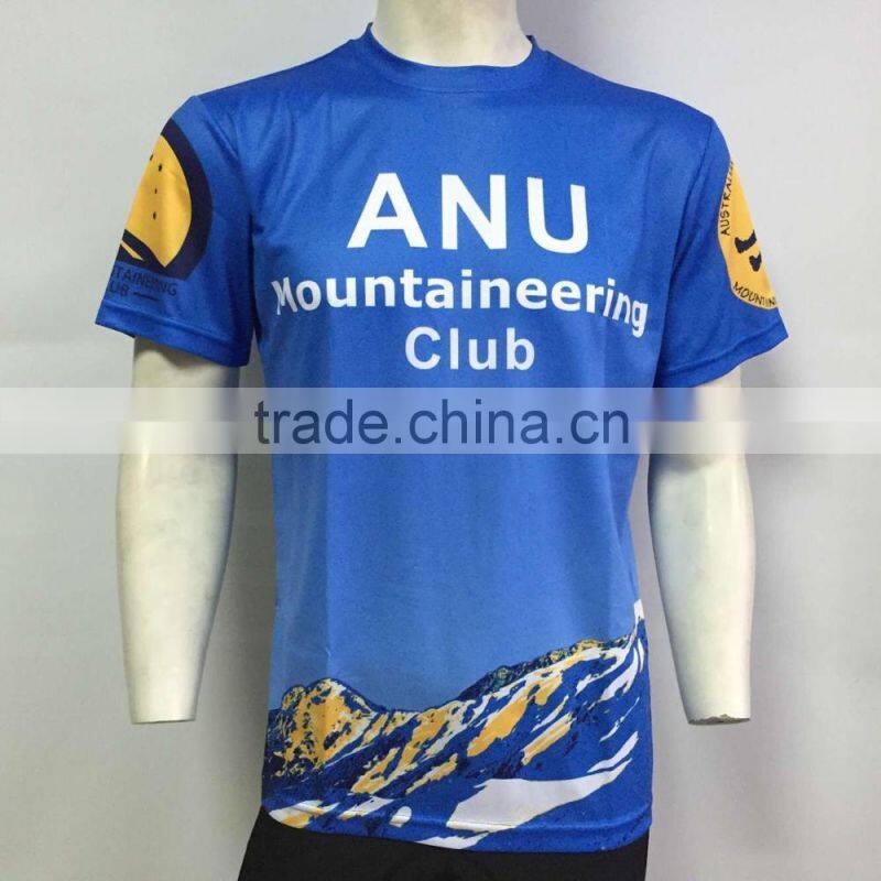 100% polyester mesh womens running short sleeve shirt with OEM brands