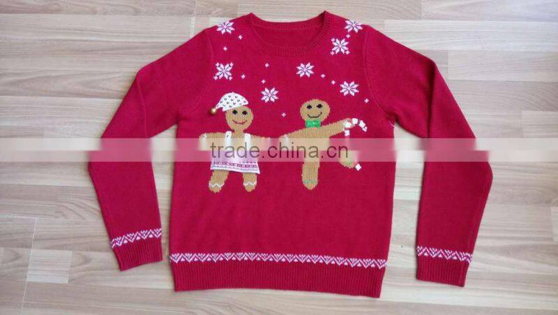 Sweater Product Type and 100%Acrylic Material CHRISTMAS JUMPER (KS012)