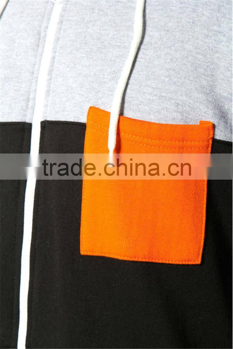 PA0017A block hooded adult 3xl onesie with contrast pocket