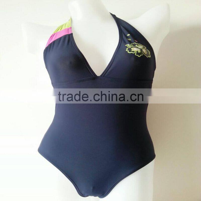 High quality pop blue swimsuit