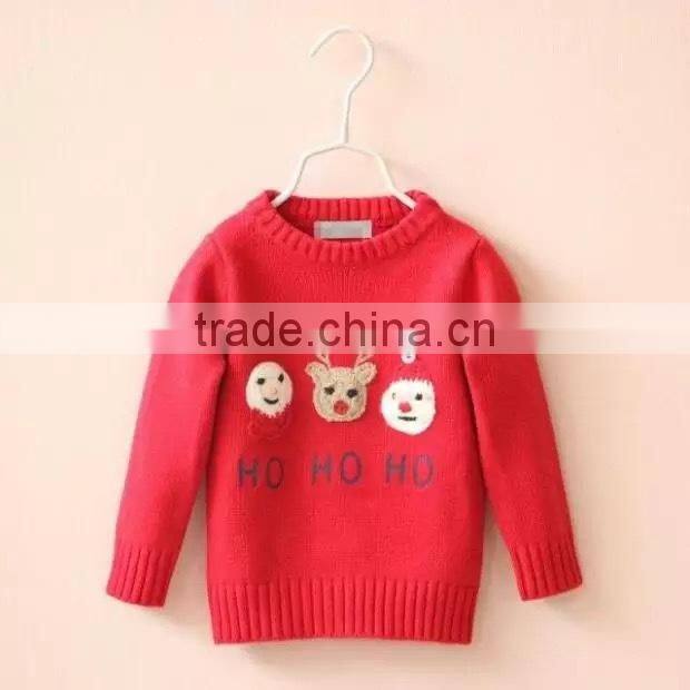 Christmas stylish jumper for little kids custom cashmere sweaters