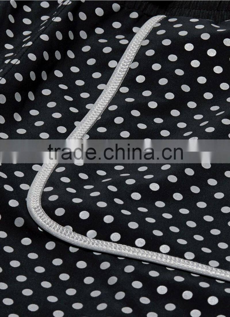 man french fashion tactical short with reflective thread shorts dot design