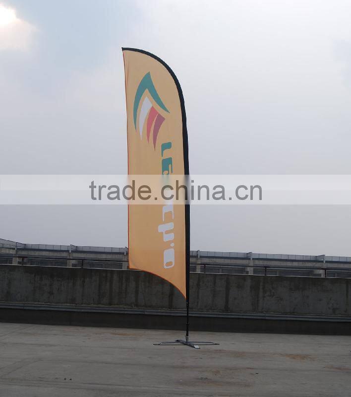wholesale knitted polyester flying flag