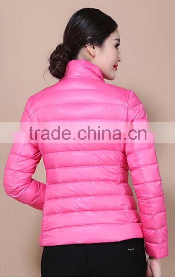 2016 winter new fashion women short down jackets cotton padded coats
