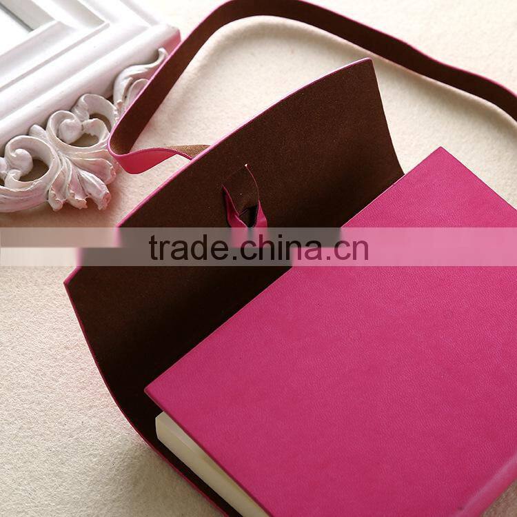 High grade PU cover travel notebook custom loose leaf planner personal diary notebook