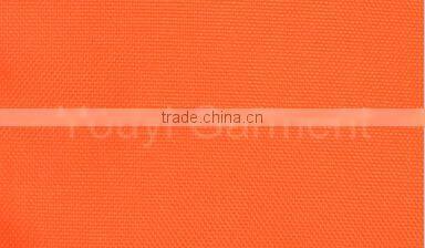 Fluorescent Orange Hooded Raincoat Workwear With Reflective Strips