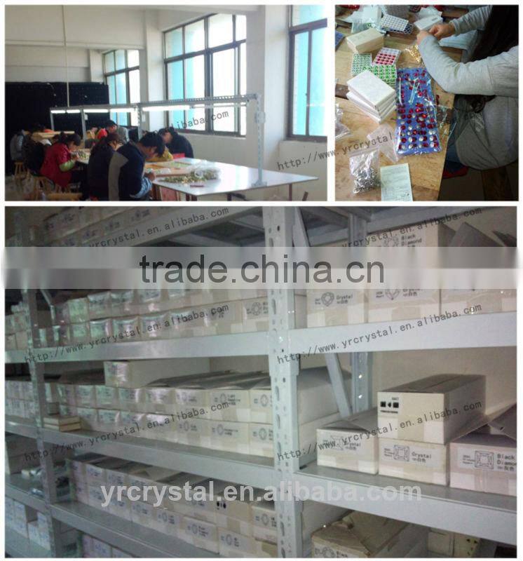 crystal AB round shiny glass flat back rhinestone crystal stone