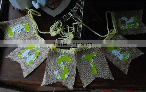 Easter Burlap Garland & Bunting For Home Decoration