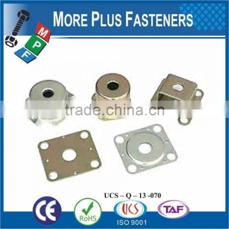 Made in Taiwan Auto Terminal Nickel Plated Customized Steel Metal Progressive Brass Stamping Metal Parts