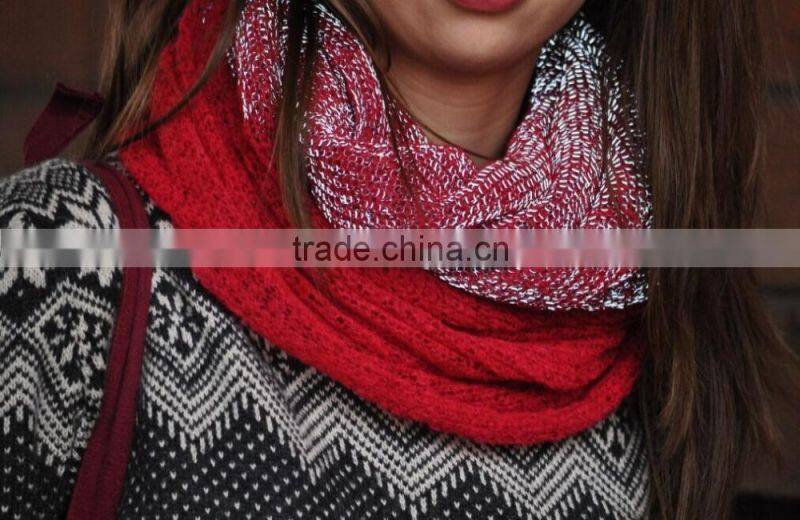 2016 wholesale high visible double side reflective knitting yarn