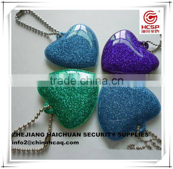 Fashion Reflective heart-shaped ornament