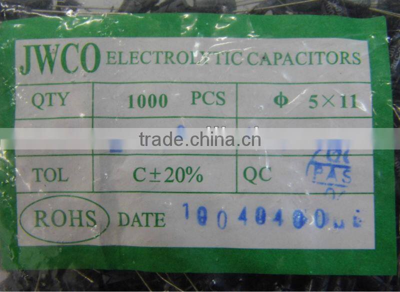 electrolytic capacitor 047uf50v 4x7