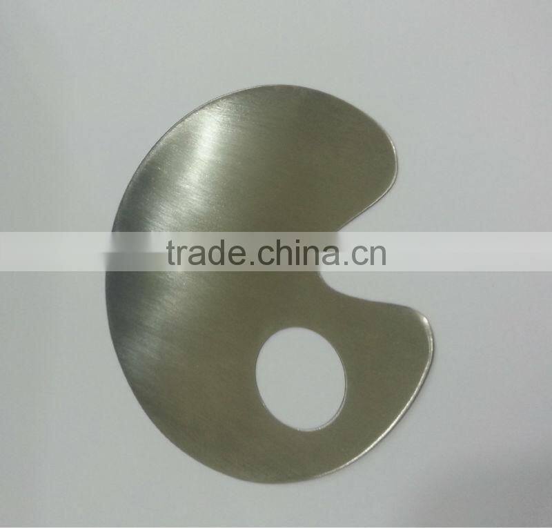 Stainless Steel Mixing Palette with hole Cosmetic Makeup Palette