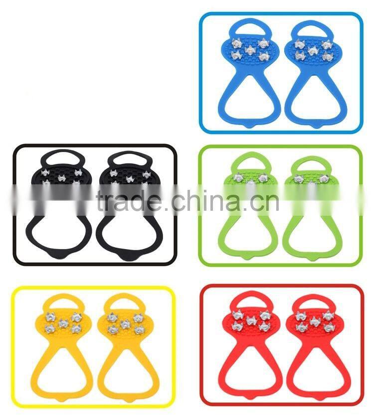 Silicone shoes cover magic spike ice grippers