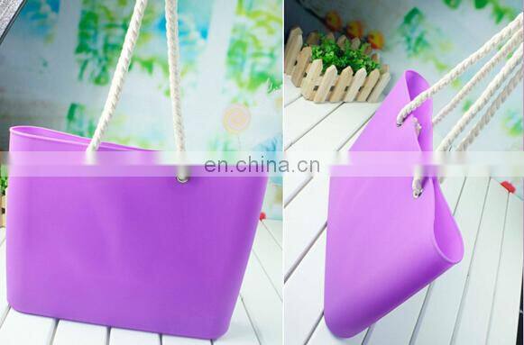Alibaba hot products /hot sale silicone colorful beach bag/colorful beach bag