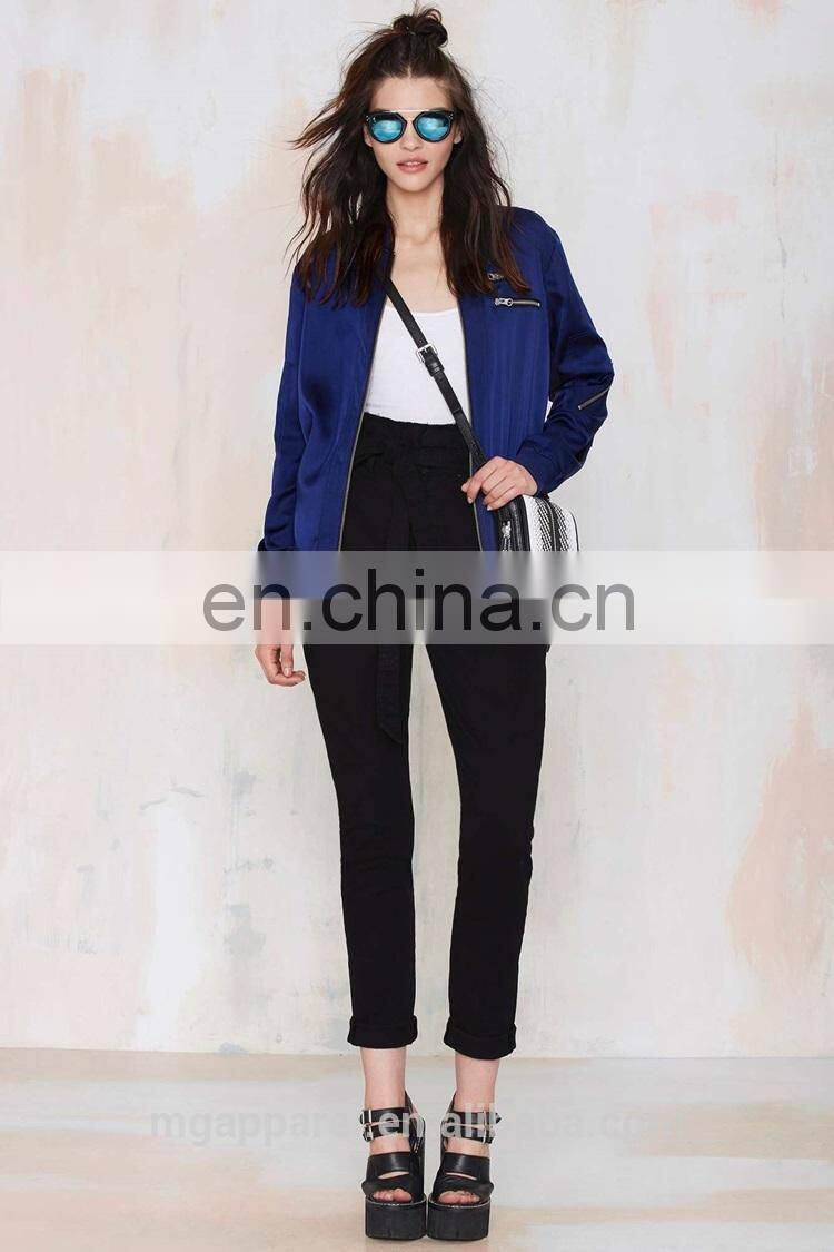 latest fashion woman jacket custom bomber jacket for women wholesale