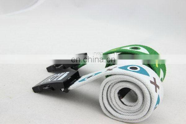 Canvas Belt With Full Printing Locking Belt Buckle