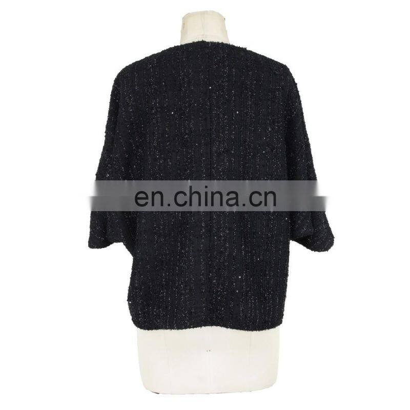 Old Women Shinning Short Cardigan Guangzhou Apparel