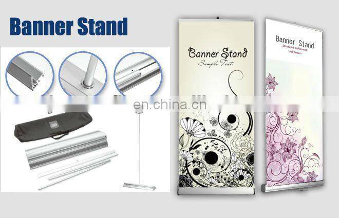 aluminum retractable L banner stand