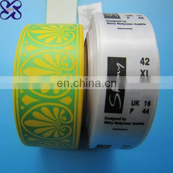 OEM making sew in fabric labels custom printed labels for clothing