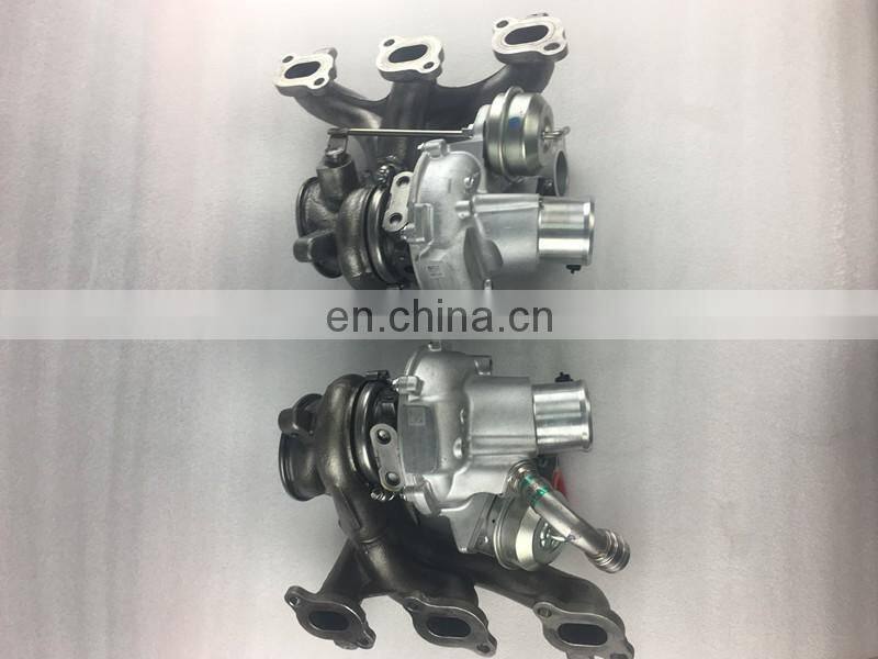 Twin turbochargers RHF5 Bi-Turbo 297712 297711 turbo For Maserati Q4 V6 3.0L 4WD/2WD Engine M157, 321.MA1T14 engine spare parts
