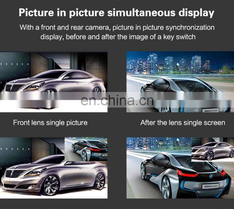 factory price car digital rearview mirror Driver Recorder 4.3 inch car rear view mirror monitor for BMW F64