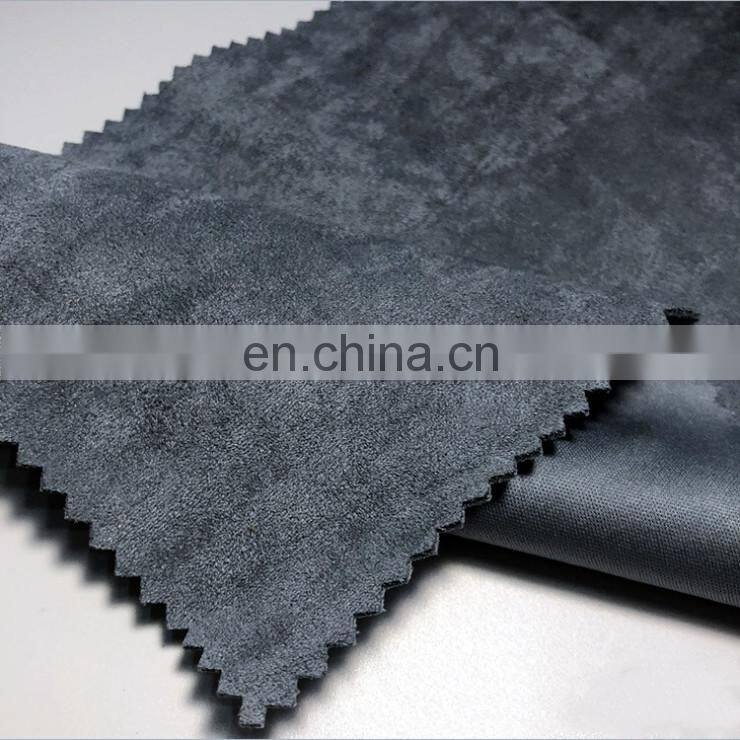 High Quality wrap Suede Knit Fabric Coat Fabric