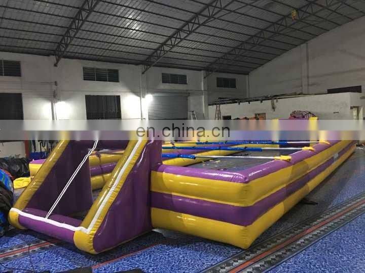 Giant Inflatable Indoor Or Outdoor Used Soap Soccer Football Game Field Funny Inflatable Soccer Court For Sale