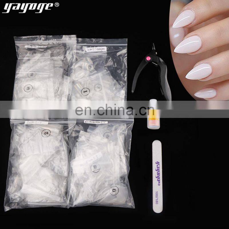 factory price Nail Accessary Set Fake Airbrushed Practice Nail Tips Kit OEM ODM for nail salon