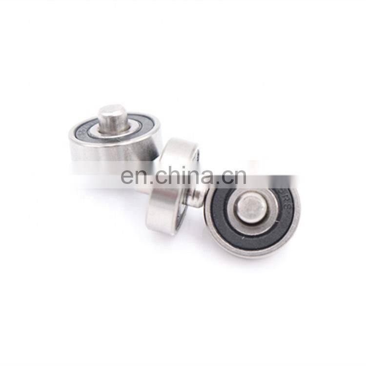 S440 stalness S625 2RS appliance bearing with 12mm S304 stainless steel shaft S625RS 625 deep groove ball bearings