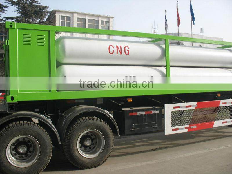 8 tubes skid new CNG fuel semi trailer