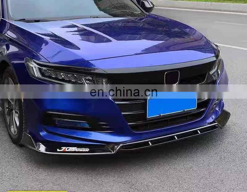 4 pcs carbon fiber front lip splitter for Accord 2018-2020 front shovel