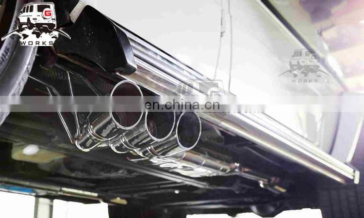 W464 exhaust system for G-class W463A G500 G63 2018-2020y original exhaust system with 6 end pipes and valve control