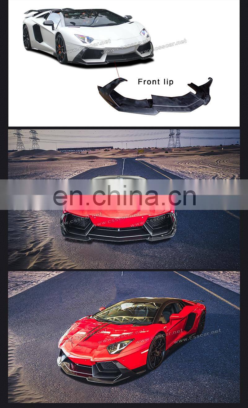 Hot Sale Vors Style Carbon Fiber Front Lip Diffuser For Lambor Aventador Lp700