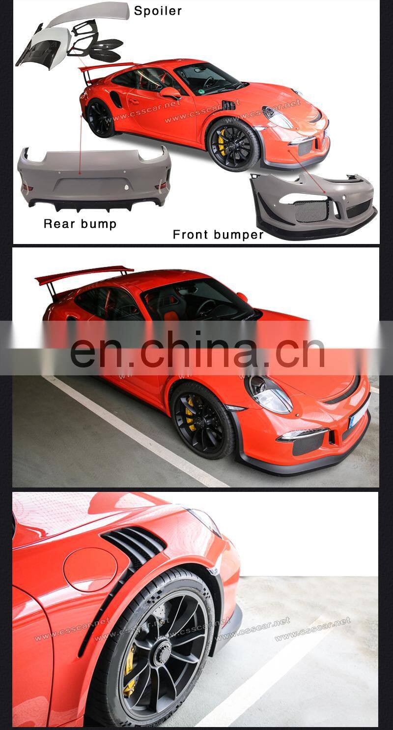 GT-RS Body Kits For Porsche Carrera 911-991 Car Bumpers