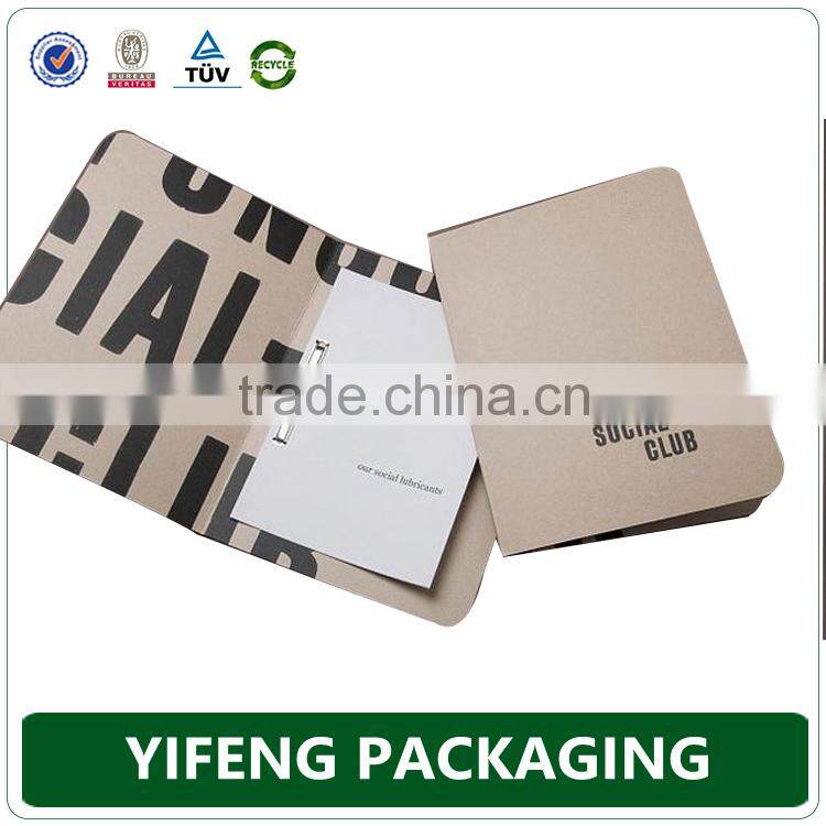 Office A4 A3 document presentation folder handmade cardboard file paper folder