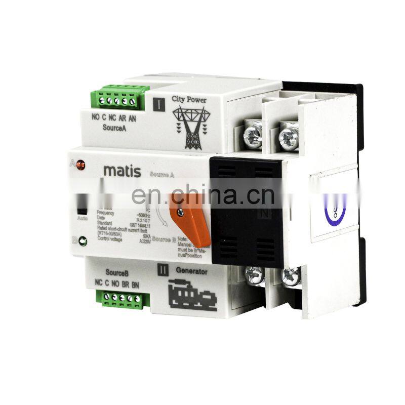 2021 hot selling 50/60HZ solar apartment automatic transfer switch for generator