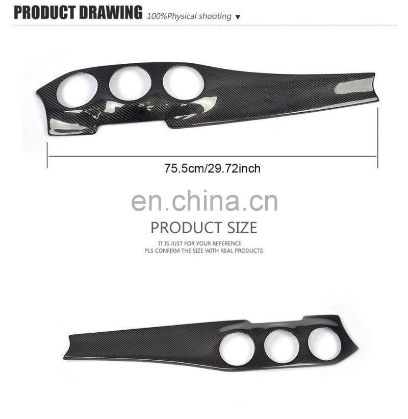 RHD Carbon Fiber Interior Dashboard Trim for Mercedes Benz CLA250 CLA45 GLA45 AMG 2013-2017