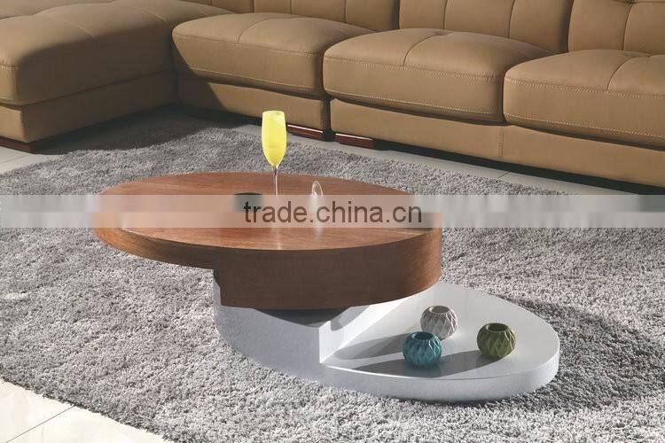 Modern Designed MDF High Gloss Double Colors Folding Coffee Table