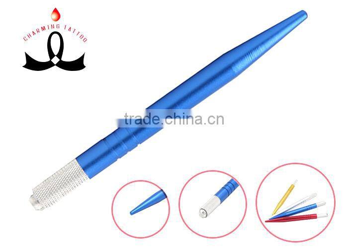 Hot Sell Permanent Makeup Microblading Eyebrow Blue Manual Pens With Light Weight