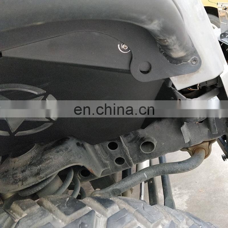 Auto Aluminum Front Inner Fender Liner without Light for Jeep Wrangler JK Car Accessories